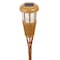 Newhouse Lighting Solar LED Island Torches w/Flickering Flame, Dusk to Dawn, Bamboo, PK4 FLTORCH4 - alternate 6